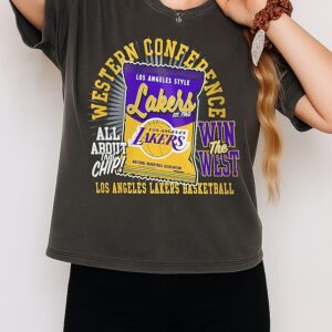 Los Angeles Lakers 1960 Western Conference All About That Chip Wint The West T-Shirt