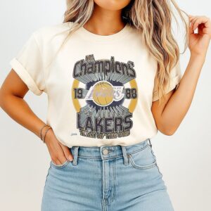 Los Angeles Lakers 1988 NBA Champions Team Of The 80s T-Shirt