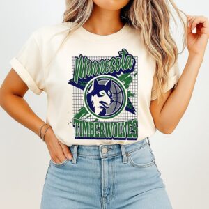 Minnesota Timberwolves Hardwood Classics Retro Vibe T-Shirt