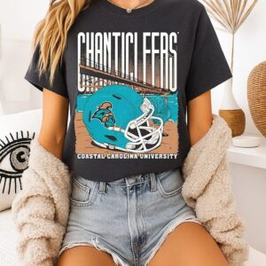 NCAA Football Coastal Carolina Chanticleers Vintage Helmet T-Shirt