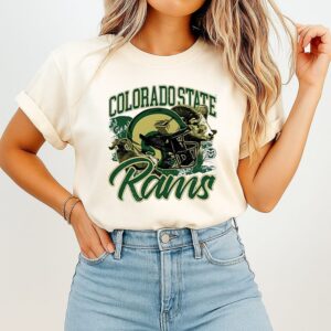 NCAA Football Colorado State Rams Vintage Helmet T-Shirt