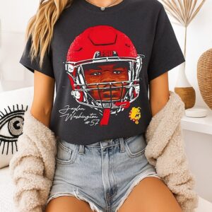 NCAA Football Ferris State Bulldogs Jaylen Washington Game Face Signature T-Shirt