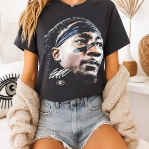 NCAA Football Georgia Bulldogs Ellis Robinson Iv Game Face Signature T-Shirt