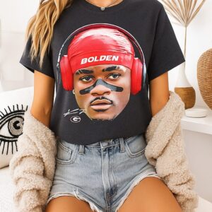 NCAA Football Georgia Bulldogs Kj Bolden Game Face Signature T-Shirt