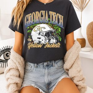 NCAA Football Georgia Tech Yellow Jackets Vintage Helmet T-Shirt