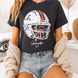 NCAA Football Miami Hurricanes Cj Daniels Game Face Signature T-Shirt