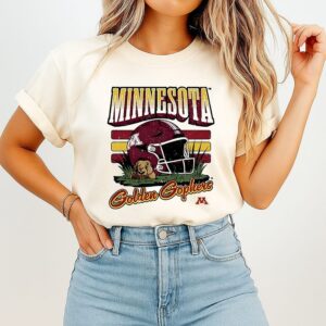 NCAA Football Minnesota Golden Gophers Vintage Helmet T-Shirt