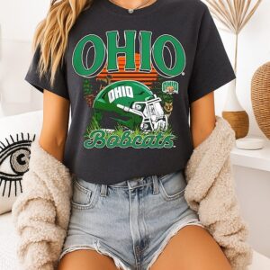 NCAA Football Ohio Bobcats Vintage Helmet T-Shirt