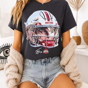NCAA Football Ohio State Buckeyes Julian Sayin Game Face Signature T-Shirt