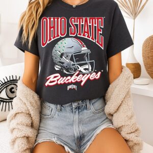 NCAA Football Ohio State Buckeyes Vintage Helmet T-Shirt