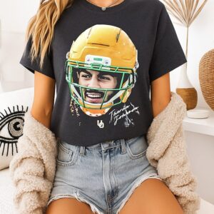 NCAA Football Oregon Ducks Theran Johnson Game Face Signature T-Shirt