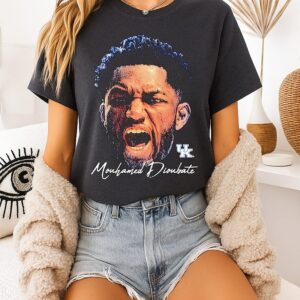 NCAA Men’s Basketball Kentucky Wildcats Mouhamed Dioubate Game Face Signature T-Shirt