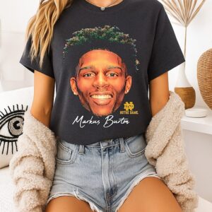 NCAA Men’s Basketball Notre Dame Fighting Irish Markus Burton Game Face Signature T-Shirt