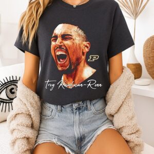 NCAA Men’s Basketball Purdue Boilermakers Trey Kaufman-Renn Game Face Signature T-Shirt
