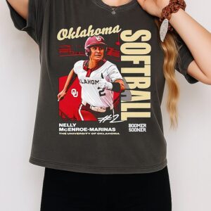 Nelly Mcenroe-Marinas 2 Oklahoma Sooners Softball Graphic T-Shirt