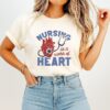 Nursing Is A Work Of Heart T-Shirt