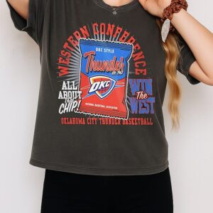 Oklahoma City Thunder 1967 Western Conference All About That Chip Wint The West T-Shirt