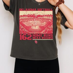 Oklahoma Softball Kendall Wells 162 Home Runs NCAA Record T-Shirt