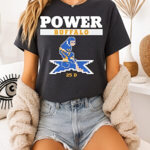 Owen Power Buffalo Sabres 25 D Retro Hockey T-Shirt