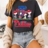 Philadelphia Phillies Baseball X Peanuts Snoopy And Friends Abbey Road T-Shirt