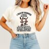 Rabbit I Told My Daughter To Watch Her Attitude Please Contact The Manufacturer T-Shirt