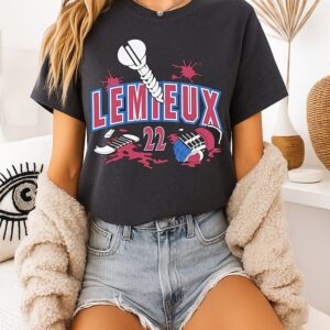 Screw Lemieux 22 Detroit Red Wings Hockey Graphic T-Shirt