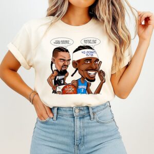 Shai Gilgeous-Alexander Thunder Kevin Durant Phoenix Suns 3-0 Series Lead T-Shirt