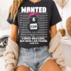 Sheep Mugshot Wanted I Once Was Lost But Now I Am Found Luke 15 10 T-Shirt