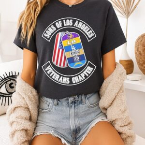 Sons Of City Los Angeles Sports Veterans Chapter Dog Tag 2026 T-Shirt