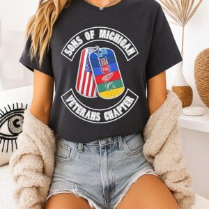 Sons Of City Michigan Sports Veterans Chapter Dog Tag 2026 T-Shirt