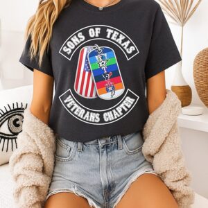 Sons Of City Texas Sports Veterans Chapter Dog Tag 2026 T-Shirt