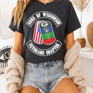 Sons Of City Wisconsin Sports Veterans Chapter Dog Tag 2026 T-Shirt