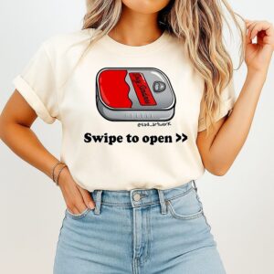 Spicy Sardines Swipe To Open T-Shirt