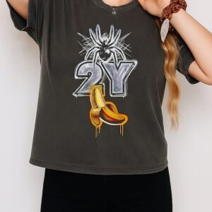 Spider Killed Bananaman 2y Banana Graphic T-Shirt