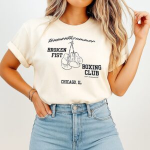 Tenmonthsummer Broken Fist Boxing Club Chicago Il T-Shirt