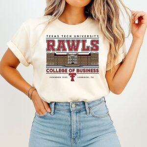 Texas Tech University Rawls College Of Business Building 1923 T-Shirt