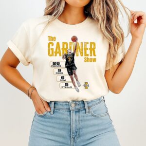 The Gardner Show Kyra Gardner 3 Idaho Vandals Basketball Team T-Shirt