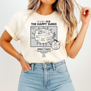The Happy Sumo Open 7 Days Wednesday Night Karaoke Ft. Richie Sakai T-Shirt
