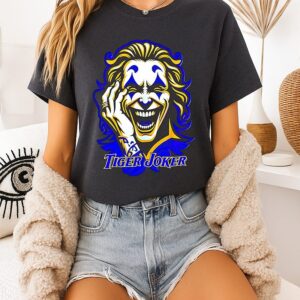 Tiger Joker Maniacal Visage Graphic T-Shirt