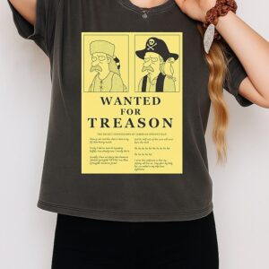 Wanted For Treason The Simpsons T-Shirt
