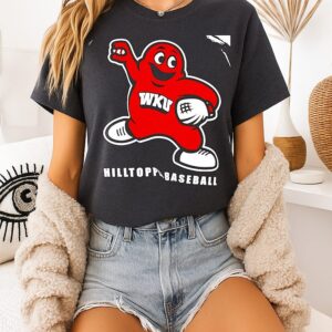 Western Kentucky University Hilltoppers Baseball Big Red Wku Mascot T-Shirt