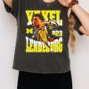 Yaxel Lendeborg 23 Michigan Wolverines Basketball Logo T-Shirt