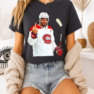 Alex Newhook Middle Finger Montreal Canadiens 2026 NHL Playoffs T-Shirt