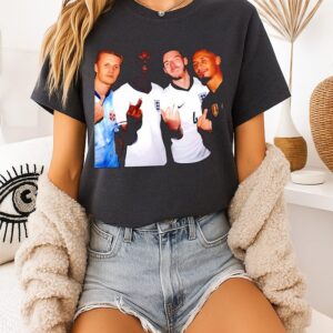 Arsenal Martin Ødegaard Bukayo Saka Declan Rice And William Saliba Middle Finger Meme T-Shirt