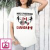 Canada World Cup Soccer 2026 Canada USA And Mexico Flag T-Shirt