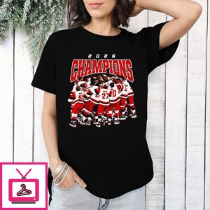 Carolina Hockey 2026 Champions Celebration All Team T-Shirt