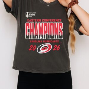 Carolina Hurricanes 2026 NHL Eastern Conference Champions Locker Room T-Shirt