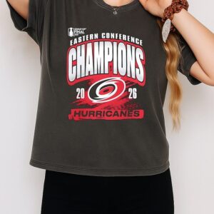 Carolina Hurricanes Hockey 2026 NHL Eastern Conference Champions Tees