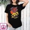Chicago Bears And Iowa Hawkeyes Two Teams One Heart Scratch T-Shirt