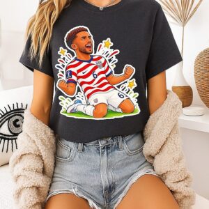 Christian Pulisic USA Soccer Player Usmnt T-Shirt